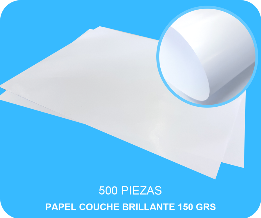 Papel Couche Brillante 150 Grs Dipacu 2457