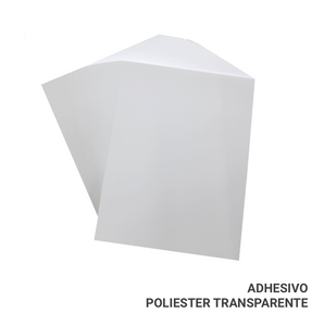 Adhesivo Poliester Transparente