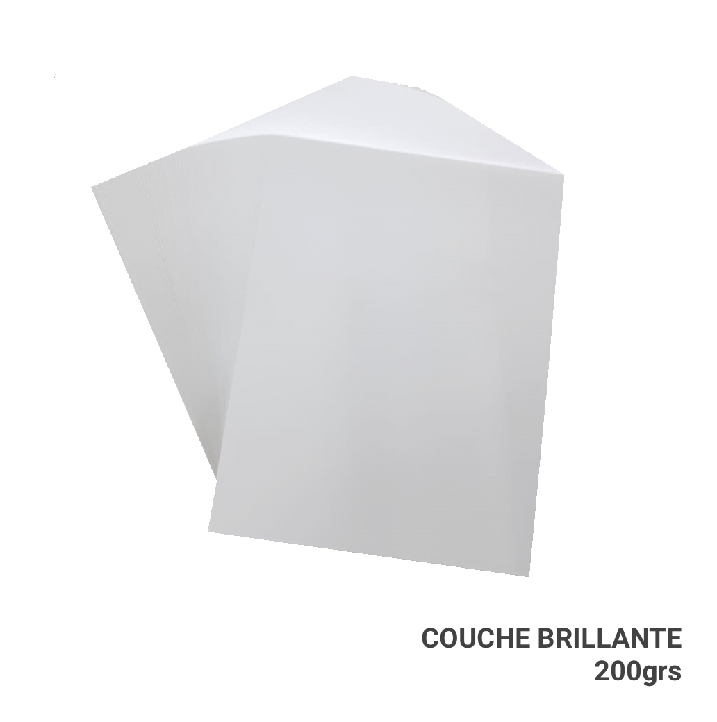 Papel Couche Brillante 200 Grs Dipacu 6369